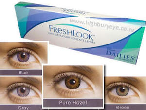 Freshlook 1 day Colors - PURE HAZEL : , Eyecare Birkenhead