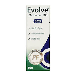 Severe Dry Eye: Evolve Carbomer 980 0.2% : , Eyecare Birkenhead