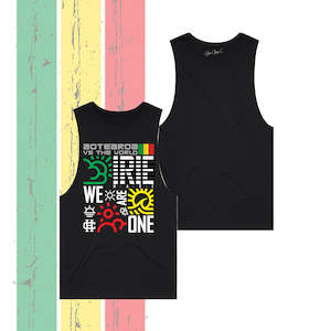 Screen printing: VS THE WORLD TANK