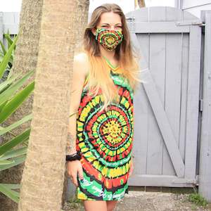 LADIES RASTA BASKETBALL DRESS