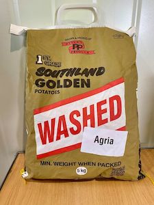 5kg Washed Agria Potato Bag