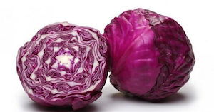 Red Cabbage Half