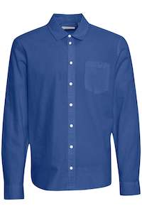 Shirts: Blend Navy Pocket Shirt