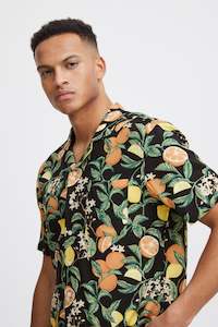 Shirts: Blend Citrus Print Shirt