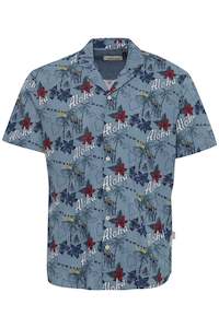 Shirts: Blend Blue Hawaiian Shirt