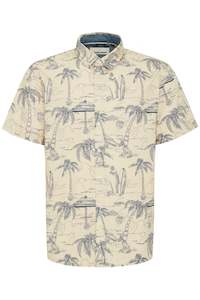 Blend Blue Island Print Shirt