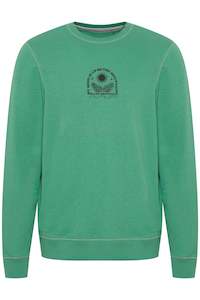 Sweatshirts: Blend Green Sweatshirt