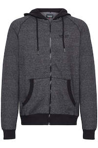 Blend Hooded Zip-Up Sweatshirt