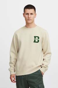 Sweatshirts: Blend Initial Sweatshirt - Oyster