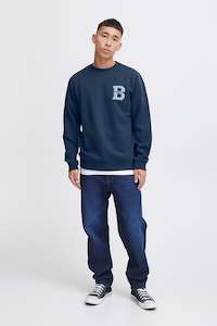 Blend Initial Sweatshirt - Navy