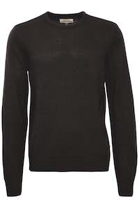 Blend Crew Neck Sweater -Black