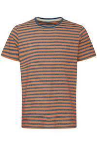 Blend Coral Striped Tee