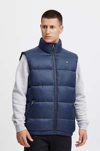 Jackets: Blend Puffer Vest - Navy