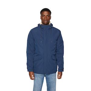 Jackets: Blend Parka Jacket - Dress Blues