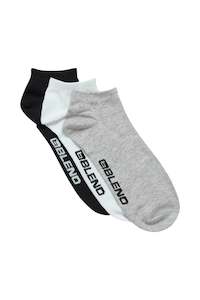 Blend 3 Pack Ankle Socks