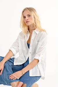 Molly Bracken White Button Up Shirt