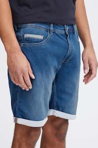 Blend Middle Blue Denim Jogg Shorts