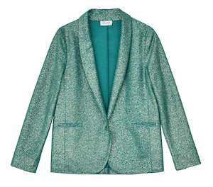 Molly Bracken Turquoise Structured Jacket