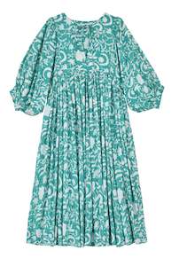 Molly Bracken Turquoise Midi Dress