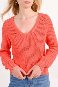 Molly Bracken Coral Knitted Sweater