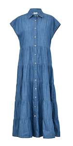 Molly Bracken Denim Midi Dress