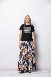 Dressed New Zealand: Dressed Print T-Shirt | Black