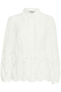 Pulz White Cut Out Karla Shirt