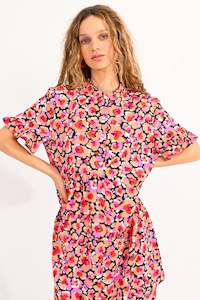 Lili Sidonio Colourful Print Mini Dress