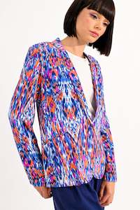 Lili Sidonio Colourful Print blazer Jacket