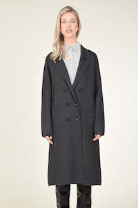 Womens Jackets: Molly Bracken Longline Double Breasted Coat