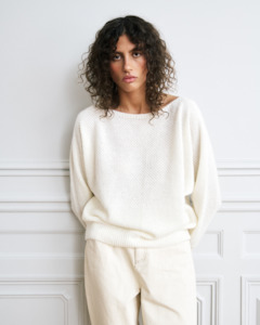 FRNCH Cream Sylvie Knit