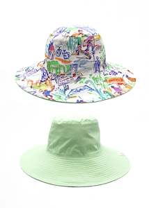 FRNCH Reversible Green Ilina Hat