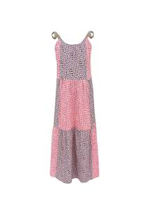 FRNCH Patterned Maxi Aylin Dress