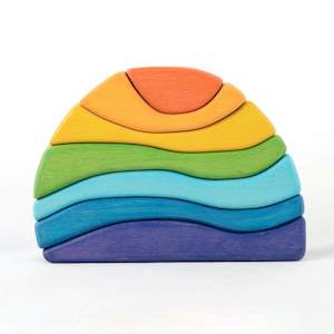 Wooden Rainbow Stone