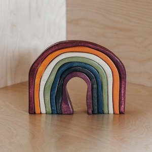 Toy: Wooden Rainbow - Play