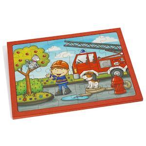 Wooden Puzzle - Fire Engine (30pc)