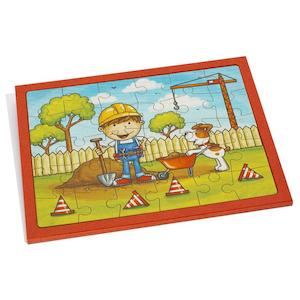 Wooden Puzzle - Building Site (30pc)