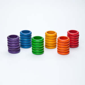 Toy: 36 Coloured Rings