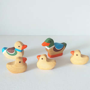 Wooden Ducks Set (5 pieces)