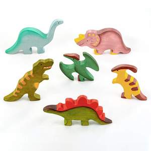 Wooden Dinosaurs (set of 6)