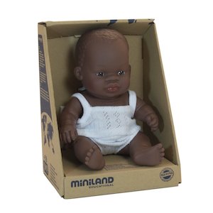 Miniland Doll African Girl 21cm