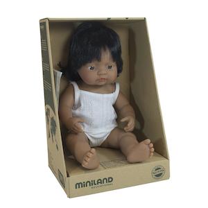 Miniland Doll Hispanic Girl 38cm