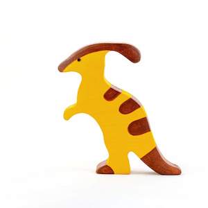 Wooden Dinosaur Parasaurolophus