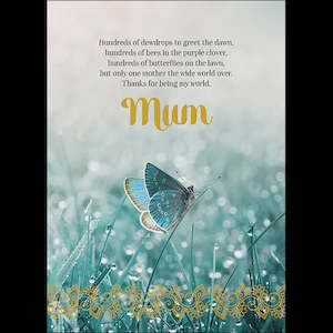 Mum - Spiritual Greeting. Card