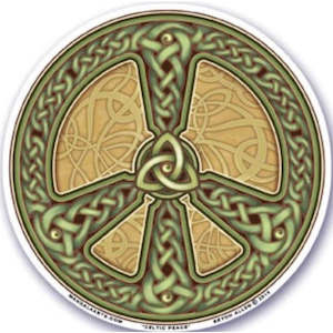 Window Sticker Celtic Peace