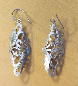 Sterling Swirl Earrings