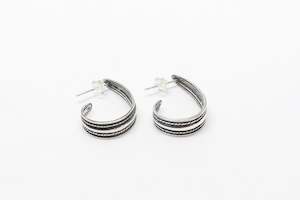 Sterling Curve Earrings