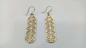 Pacific Flower of Life Earring