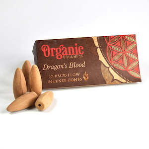 Organic Backflow Incense Cones Dragons Blood