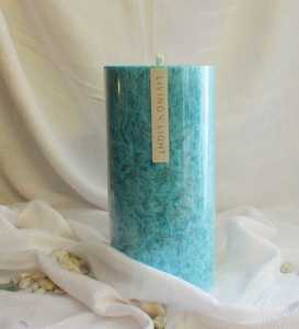 Ocean Sage Pillar Candle